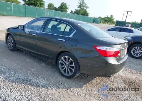 2013 Honda Accord Sport from USA, damaged, VIN 1HGCR2F57DA225468